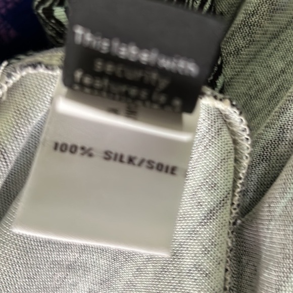 LN Diane Von Furstenberg Valencia Silk Pastel Wrap Mini Dress in Rockscape - 4 - Picture 14 of 16